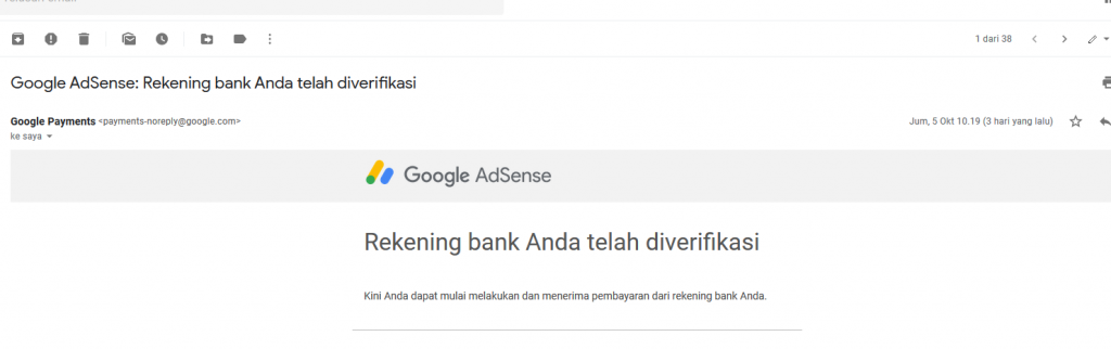 Google Adsense Tidak Lagi Mengirimkan Pembayaran Pertama, Peraturan Baru?